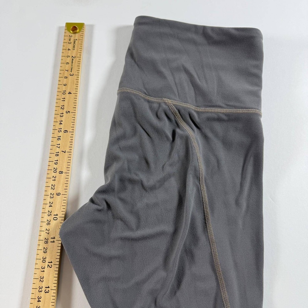 Athleta Womens High Waisted‎ Athletic Leggings Gray Stash Pocket Size S - Picture 13 of 16